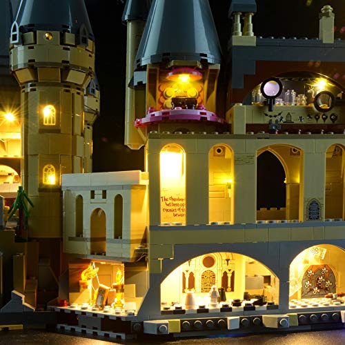 Conjunto de luces Lightailing para (Harry Potter Candado Hogwarts) Modelo de Construcción de Bloques - Kit de luz LED compatible con Lego 71043 (NO incluido en el modelo)