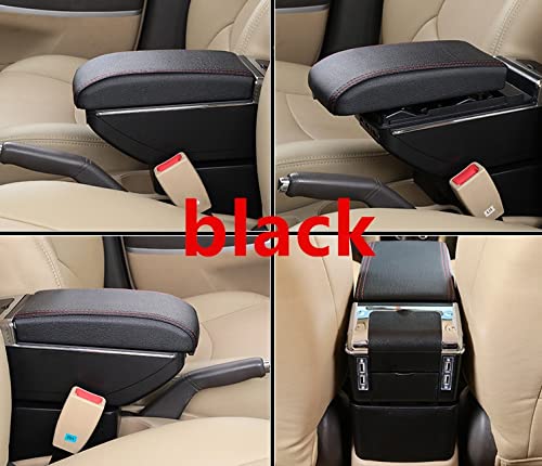 Consola Central Coche Caja Reposabrazos Caja De Almacenamiento De Contenido De La Tienda Central Para Opel Para Meriva Caja De Reposabrazos Con Portavasos Cenicero Interfaz USB Coche Apoyabrazos Box