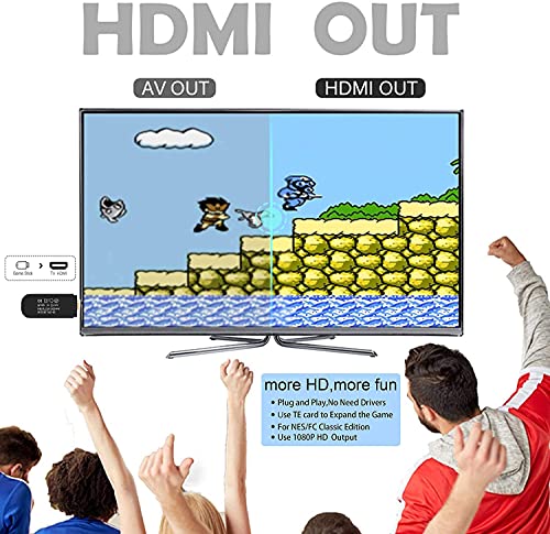 Consola de Juegos Inalámbrica Consola HDMI Game Stick Consola de Videojuegos HD Mini con 821 Juegos Clásicos y Controlador InaláMbrico 2.4G