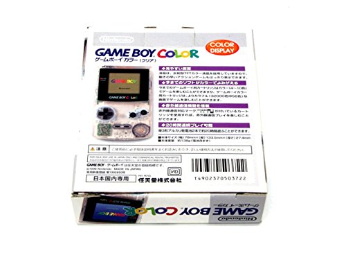 Consola Nintendo Game Boy Color Transparente Clear