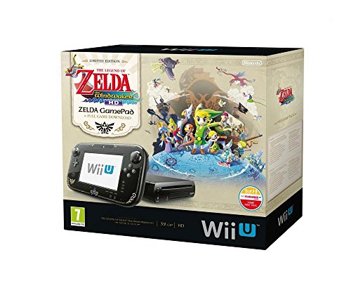 Console Nintendo Wii U 32 Go Noire - 'The Legend Of Zelda: Wind Waker Hd' - Édition Limitée Premium Pack [Importación Francesa]
