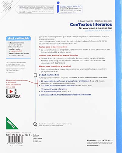 ConTextos literarios. Volume unico: De los orígines a nuestros días. Per le Scuole superiori. Con e-book. Con espansione online