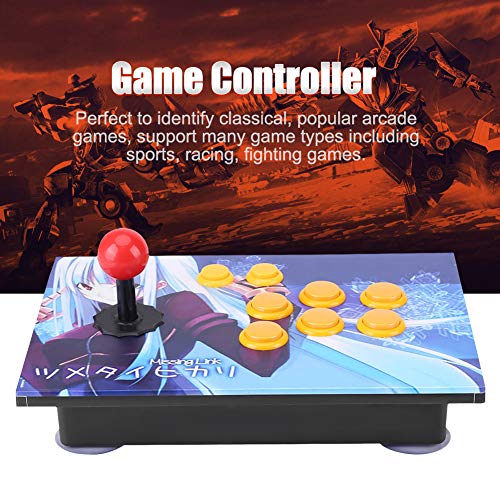 Controlador De Juegos De PC, Joystick De Arcade Joystick De Juegos De Arcade Joystick Controlador De Juegos USB Superficie Oblicua para Computadora (Sistema XP Win7 8, 10)
