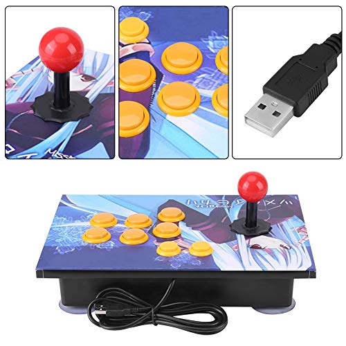 Controlador de juegos, Joystick USB Stick Botones Controlador Dispositivo de control Arcade Games Machine para PC Computer Arcade Game