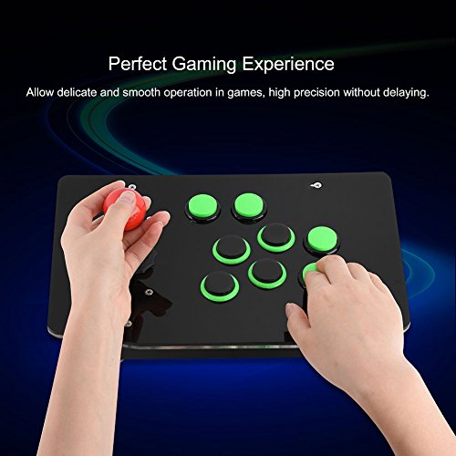 Controlador de Juegos USB Fightstick Arcade Fight Stick Joystick Soporte 2 Jugadores Juegos para PC Juegos de Computadora