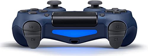 Controlador inalámbrico Bluetooth para PStation 4 Bleu nuit Joystick para Gamepad con cable USB para P-4 / Windows/Android/iOS, azul (Midnight Blue)
