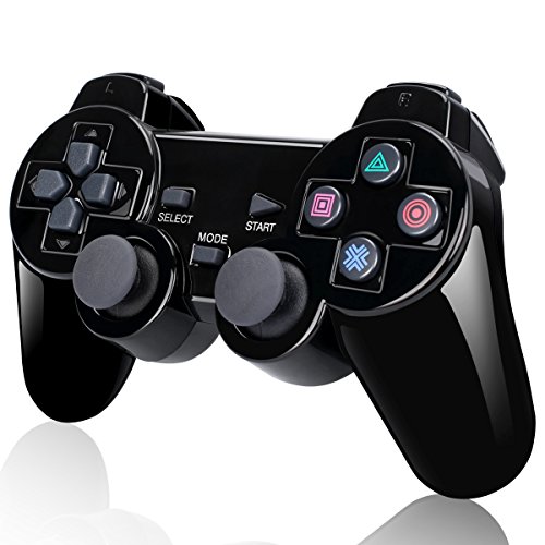 Controlador inalámbrico de Doble Choque Compatible con PS1/PS2/PC/Raspberry pi