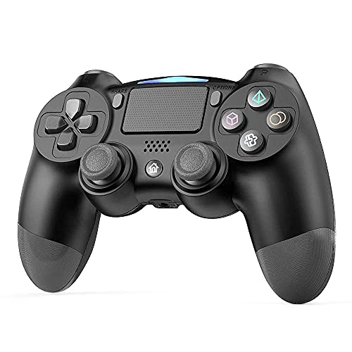 Controlador inalámbrico para PS4, controlador de juegos GEEKLIN gamepad para Playstation 4 / Playstation 3 / PC con panel táctil joypad con control remoto de juego de vibración dual
