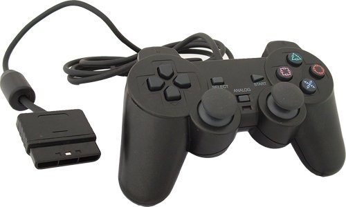 Controlador PS2 para PS2 Playstation 2 con vibración de choque con cable