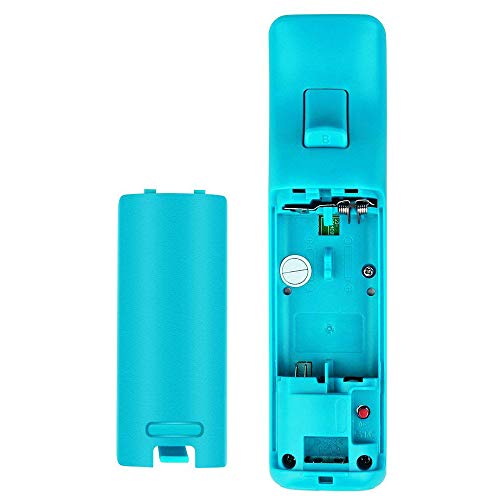 COOLEAD 2 en 1 Motion Plus Mando a Distancia y Nunchuk para Wii y Wii U Control Remoto Motion Plus y Nunchunk con Funda de Silicona y Muñequera (Producto de Terceros)