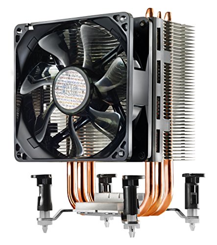 Cooler Master Disipador Cooler Master Hyper TX3i Sistema de Enfriamiento CPU, Compacto y Eficiente, 3 Tubos de Calor de Contacto Directo, Ventilador PWM de 92 mm