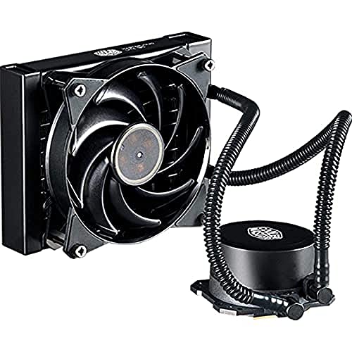 Cooler Master MasterLiquid Lite 120 Refrigeración a Liquido CPU - Bomba de Disipación Dual y Ventilador de Aire de 120 mm