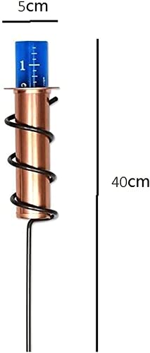 Copper Rain Gauge, World'S Coolest Copper Rain Gauge, Floating Decorative Rain Guage, for Garden Outdoor, for Lawn, Garden and Landscape (Copper Rain Gauge)