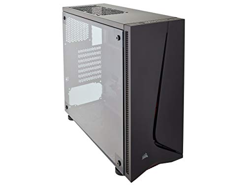 Corsair CC-9011138-WW Carbide Series SPEC-05 Gabinete para Juegos de Torre Media, Negro, Plástico y Acero Inoxidable