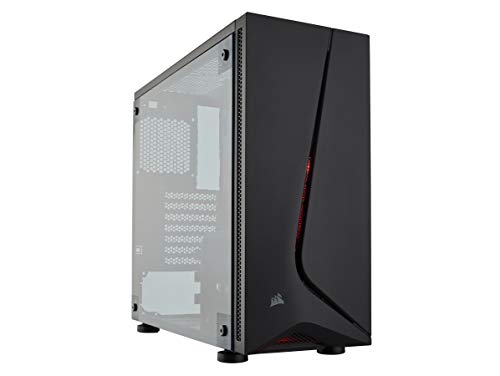 Corsair CC-9011138-WW Carbide Series SPEC-05 Gabinete para Juegos de Torre Media, Negro, Plástico y Acero Inoxidable