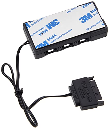 Corsair CO-8950020 Concentrador LED RGB de seis (6), Puertos para Ventiladores CORSAIR RGB Serie HD y SP, RGB Cubo del ventilador