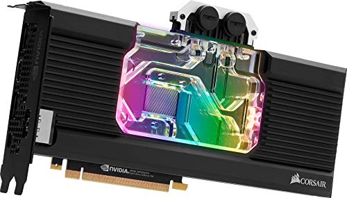 Corsair Hydro X XG7 RGB 20-SERIES, Bloque de Refrigeración Líquida para Gpu para Nvidia Geforce Rtx 2080 FE Gpu Water BlockNVIDIA GeForce RTX, 2080 FE