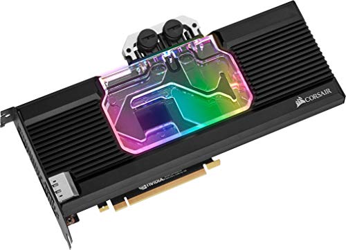 Corsair Hydro X XG7 RGB 20-SERIES, Bloque de Refrigeración Líquida para Gpu para Nvidia Geforce Rtx 2080 FE Gpu Water BlockNVIDIA GeForce RTX, 2080 FE