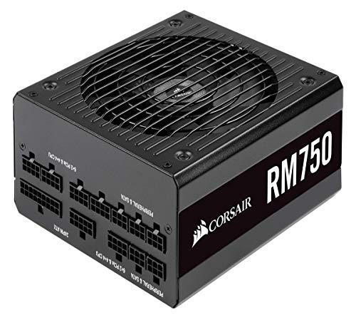 Corsair RM750 - Fuente de Alimentación (ATX Totalmente Modular, 80 Plus Gold, 750 W) color negro (CP-9020195-EU)