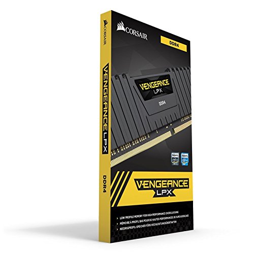 Corsair VENGEANCE LPX 16GB, 2x8GB, DDR4 3200MHz C16 Módulos de Memoria de Alto Rendimiento, Negro