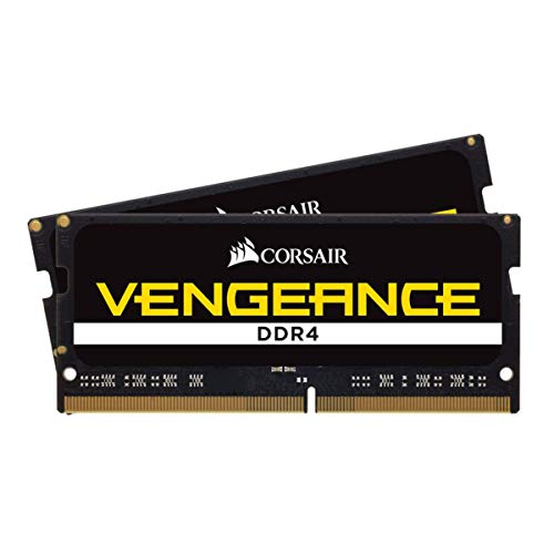 Corsair Vengeance SODIMM 8GB (1x8GB) DDR4 2400MHz CL16 Memoria para Portátiles/Notebooks (Soporte para Procesadores Intel Core™ i5 e i7 de 6ª Generación) Negro