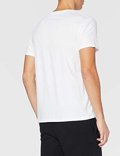 cotton division MEASTECTS008 Camiseta, Blanco, L para Hombre