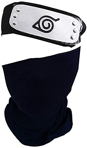 COXCAT Máscara Turbante, Cosplay de Anime, Traje De Dos Piezas, Adecuado Para Juegos De Rol De Todas Las Edades, Muy Adecuado Para Animación De Eventos Fans