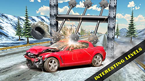Crazy Speed Bumps Car Crashing Simulator - Beam NG