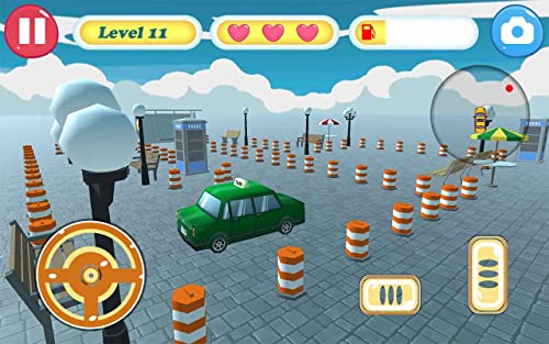 Crazy Toon City Taxi Drive Real GT Legends Car 3D