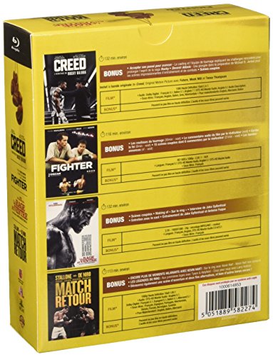 Creed + The Fighter + La rage au ventre + Match retour [Francia] [Blu-ray]