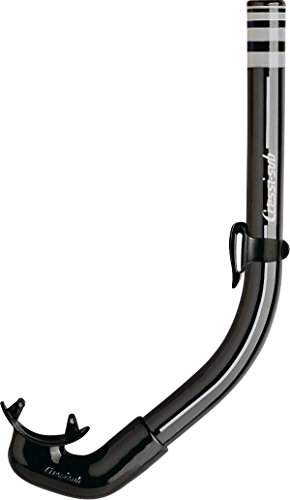 Cressi Schnorchel America Tubo de Snorkel, Unisex, Negro