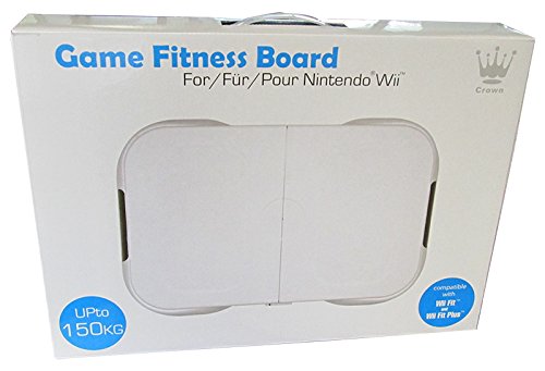 Crown Compact Fitness Balance Board - White (Wii) [Importación inglesa]