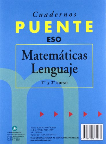 Cuaderno De Lenguaje. Puente 1º ESO. Ejercicios Básicos Para Preparar El Paso A 2º ESO