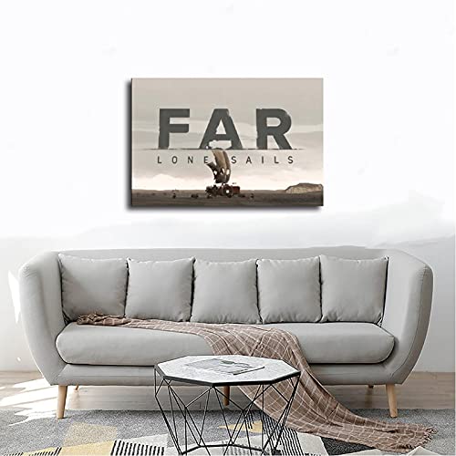 Cubierta clásica para juegos populares FAR Lone Sails 2 arte de pared decoración de cuadros para carteles de sala de estar Unframe: 40 x 60 cm