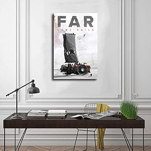 Cubierta clásica para juegos populares FAR Lone Sails decoración de pared para carteles de sala de estar Unframe: 50 x 75 cm