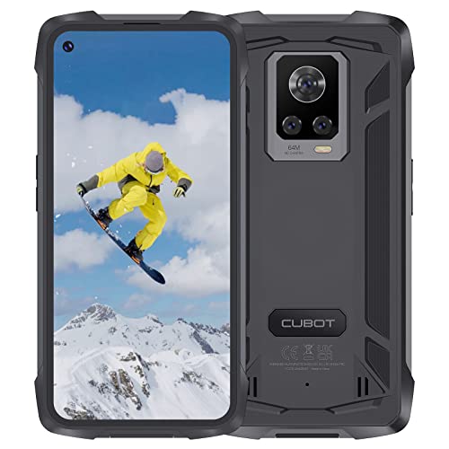 CUBOT King Kong 7 - Smartphone de 6.36" FHD+, 8GB y 128GB, Cámara Triple de 64 MP, Batería de 5000mAh, Android 11, Procesador OctaCore, Color Negro