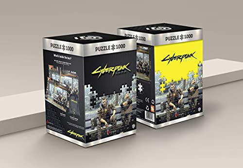 Cyberpunk 2077 Metro | Puzzle 1000 Piezas | Incluye póster y Bolsa | 68 x 48 | Videojuego | Rompecabezas para Adultos y Adolescentes | para Navidad y Regalos | Decoración