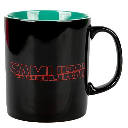 Cyberpunk 2077 Taza Digital Ghost Johnny Silverhand Samurai 325ml Cerámica