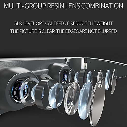 CYLZRCl Auriculares Realidad Virtual 3D VR, Gafas Retina Súper Inteligentes, 2G+16G Memoria Admite Plug and Play De Type-C, Conectar Computadora, PS4, Xbox, Switch, Compatible Android Y WindowsMobile