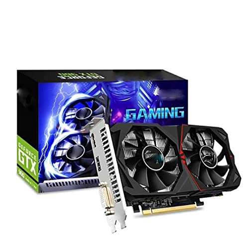 DAMAJIANGM Profesional Tarjeta Gráfica Geforce GTX 960 4gb Gddr5 128 bits Pci-e 3.0 16x Gráficos Computadora de Escritorio Negro para Tarjetas NVIDIA Geforce GTX960 Hdmi Dvi Game Use