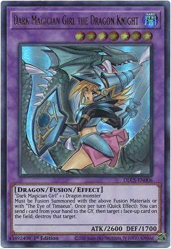 Dark Magician Girl the Dragon Knight (Morado) - DLCS-EN006 - Ultra Rare - 1ª edición (Arte alternativo)