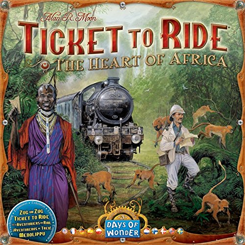 Days of Wonder-Ticket to Ride: Heart of Africa Map Collection Volume 3-Juego de Mesa Vol 3 DW720117 , color/modelo surtido