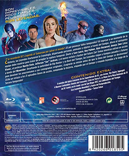 Dc Legends Of Tomorrow Temporada 3 Blu-Ray [Blu-ray]