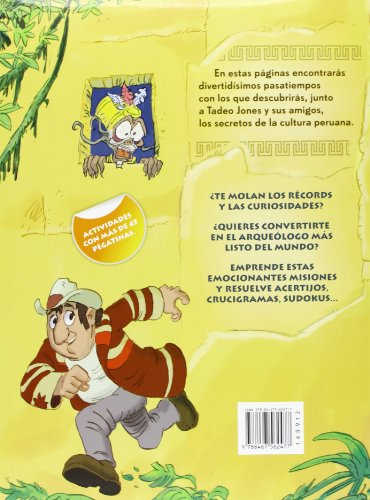 De expedición con Tadeo Jones: pasatiempos con pegatinas