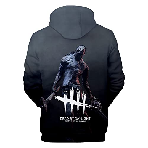 Dead by Daylight Merch Sudadera con Capucha para Mujer con Bolsillo Sudadera Ligera De Manga Larga Sudadera Casual Disfraz De Cosplay De Halloween