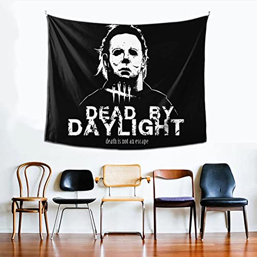 Dead By Daylight Michael Myers Tapiz Mantel Horror The Videogame Dbd Killers Juego Tapices Poliéster Picnic Manta 80x60 pulgadas