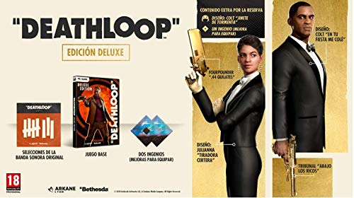 Deathloop – Deluxe Edition, Playstation 5 - Edición Exclusiva Amazon
