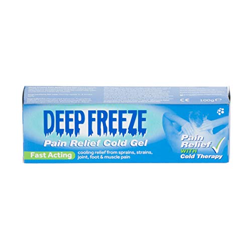 Deep Freeze Gel frío para aliviar el dolor, 100 g (el embalaje puede variar)