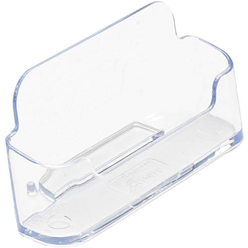 Deflect-o 19200 - Tarjetero de escritorio (hasta 50 tarjetas), color transparente