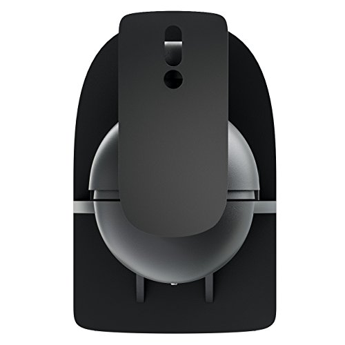 deleyCON 4X Soporte Universal para Altavoces y Bafles de Grado de Rotación + Inclinación hasta 3,5kg de Carga Instalación en Paredes y Techos - Negro